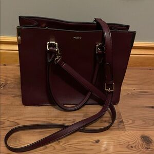 Beautiful Aldo Burgundy Purse